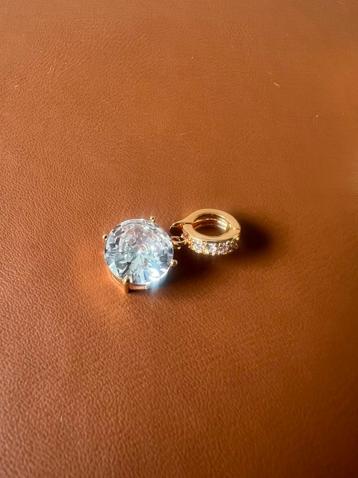 Pingente Ponto de Luz 12m banhado em Ouro 18k — imagem 3